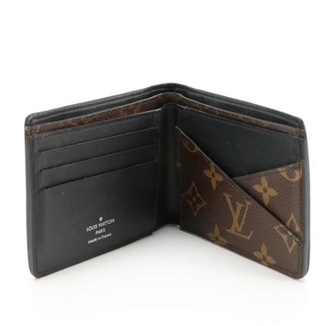 Multiple Wallet Monogram Macassar Canvas 